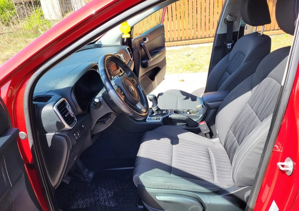 Kia Sportage cena 64900 przebieg: 143257, rok produkcji 2017 z Warszawa małe 631